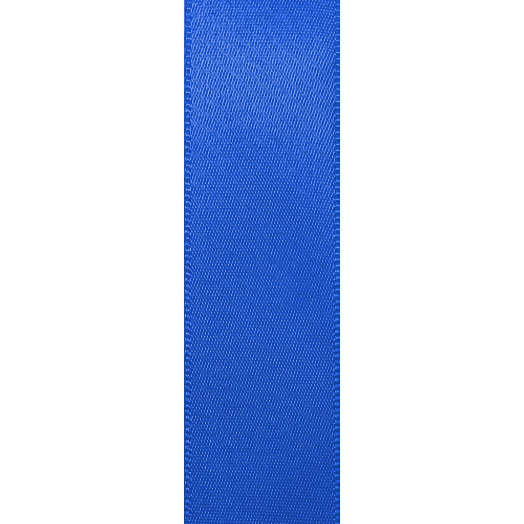 Royal Blue Double Faced Satin Ribbon for Crafts, 7/8" x 100 Yards by Gwen Studios