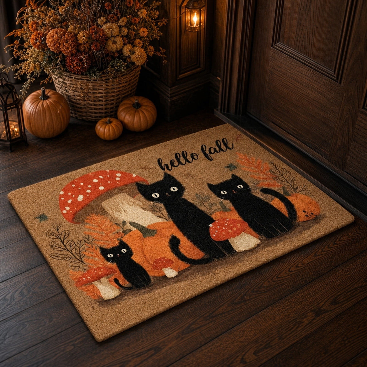Boho Tassel Doormat 16x24 Inch, Soft Woven Laundry Kitchen Floor Rug for Farmhouse Decor, 1 PC