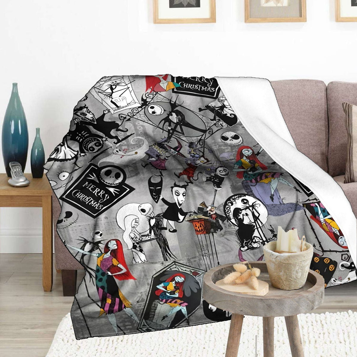 Jbralid This is My Horror Movie Watching Blanket, Horror Movie Blanket, Halloween Blanket, Scary Movie Blanket, Horror Blanket Gifts for Halloween 40x50 in