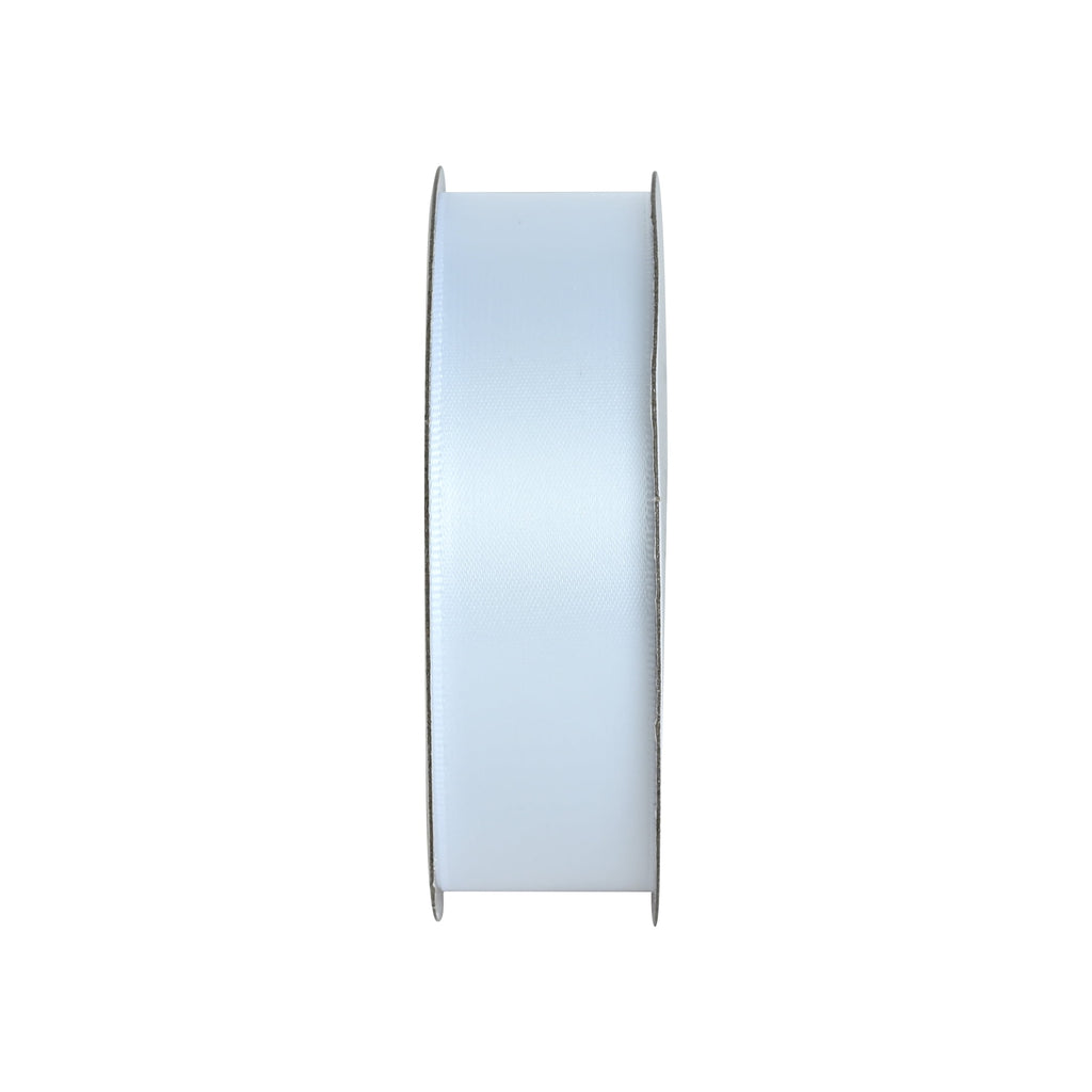 Gwen Studios 7/8" White Satin Ribbon, 7 Yards