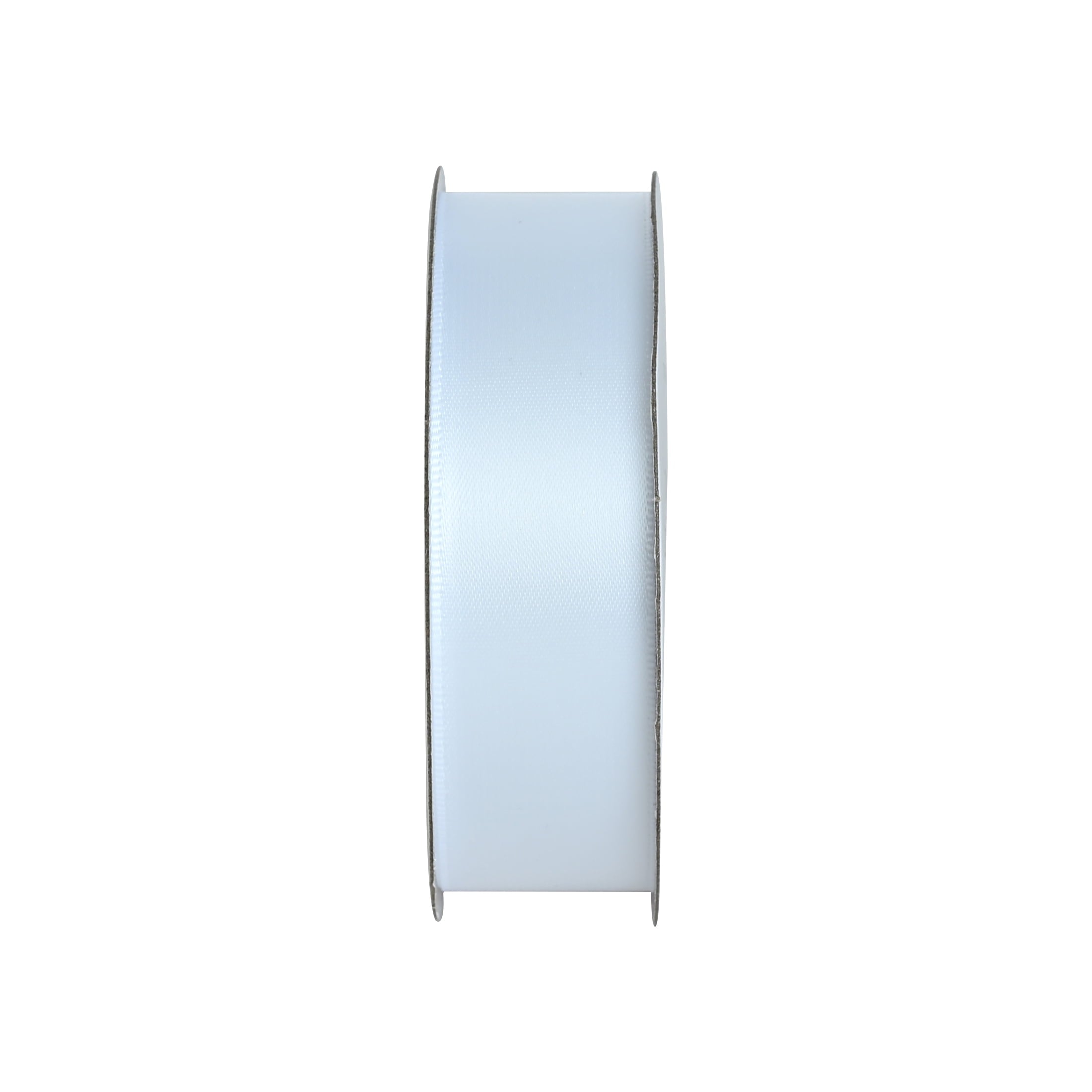 Gwen Studios 7/8" White Satin Ribbon, 7 Yards
