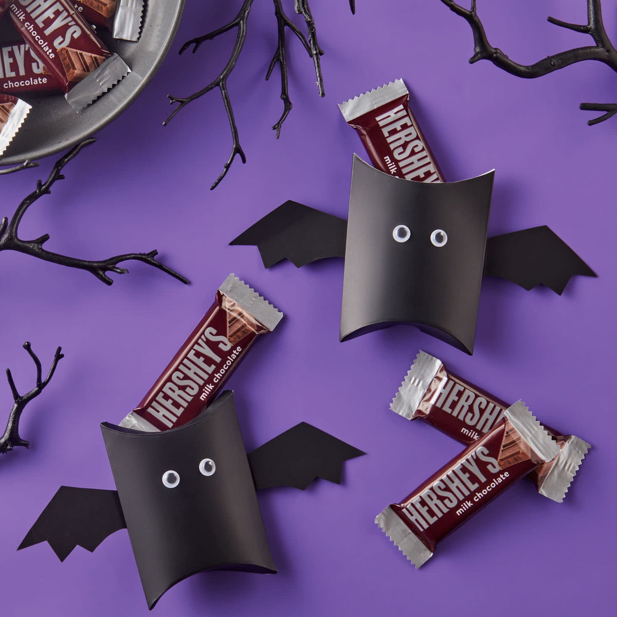 (2 pack) Hershey's Milk Chocolate Snack Size, Halloween Candy Jumbo Bag, 19.8 oz