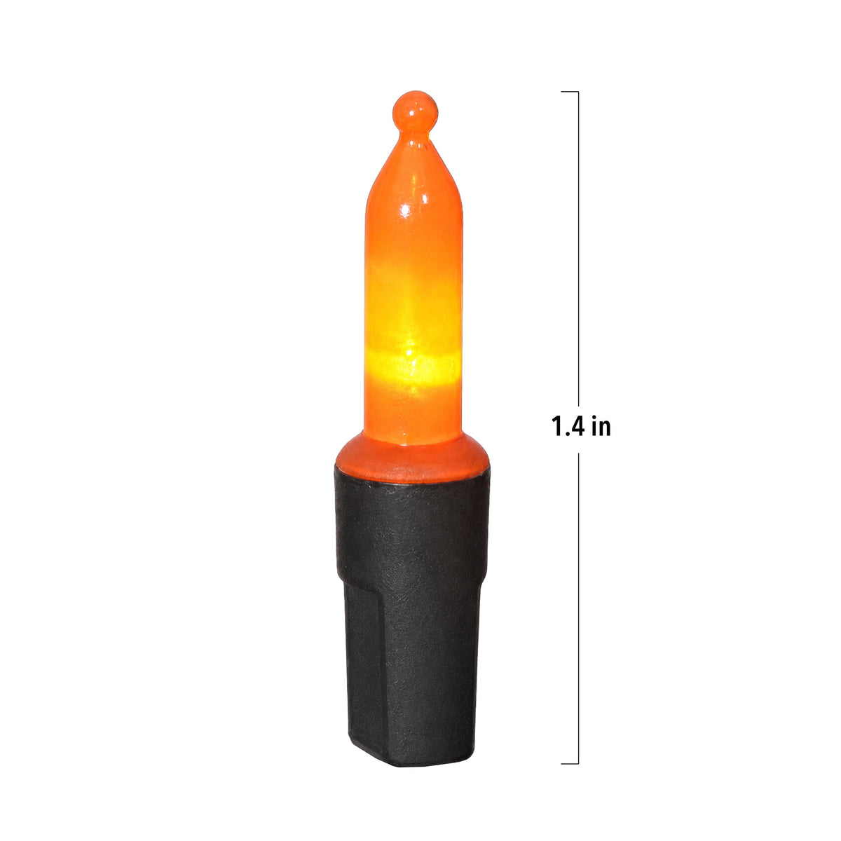 Indoor/Outdoor 90-Count LED Garland Lights, Orange, 9', Halloween by Way To Celebrate