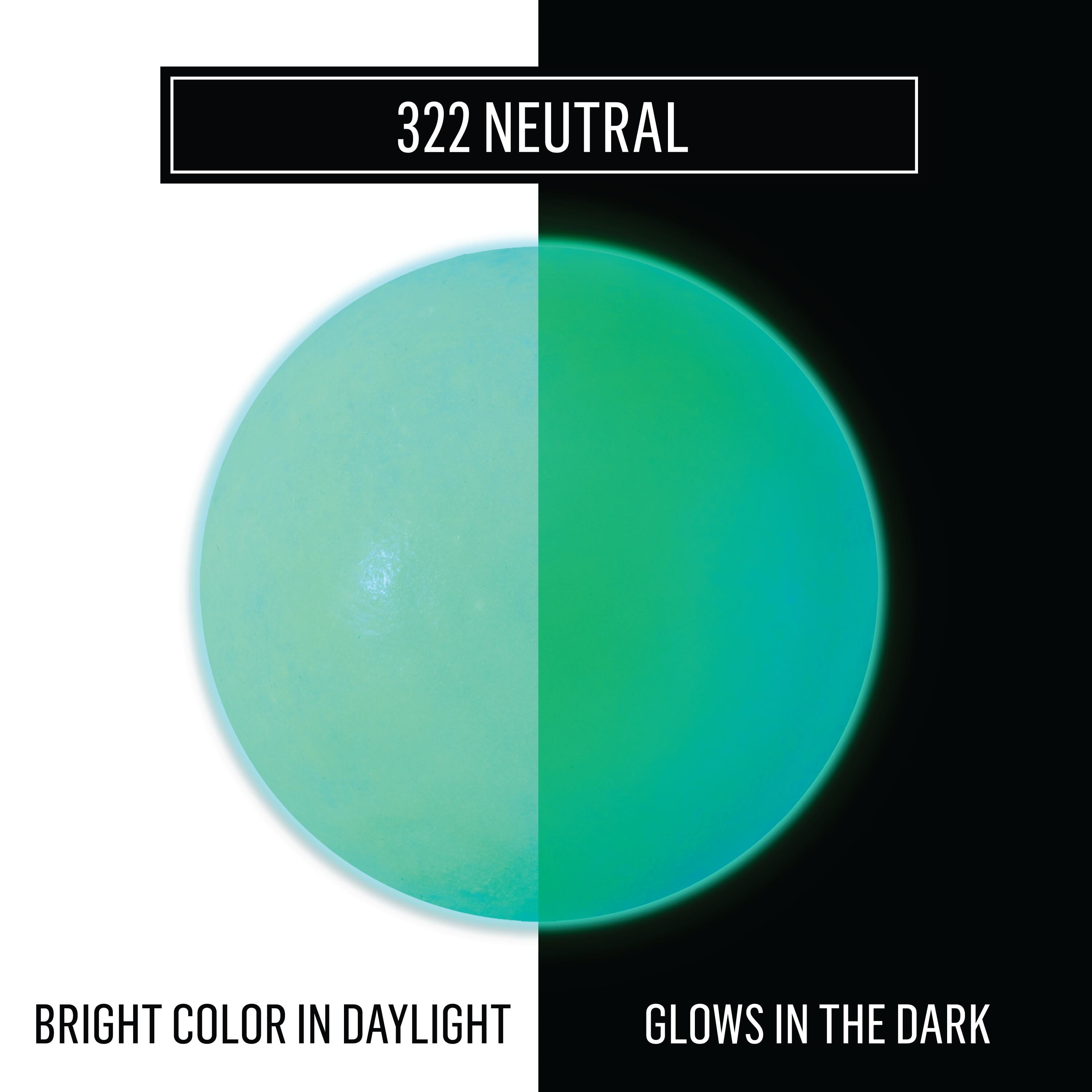 FolkArt Glow-in-the-Dark Acrylic Craft Paint, Matte Finish, Neutral, 2 fl oz