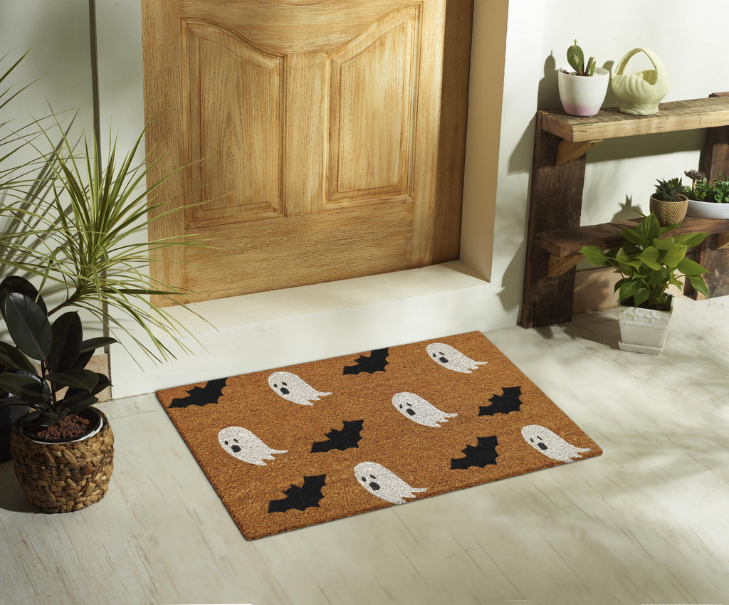 18x30 inch Boo Coir Mat, Halloween Outdoor décor, by Way to Celebrate