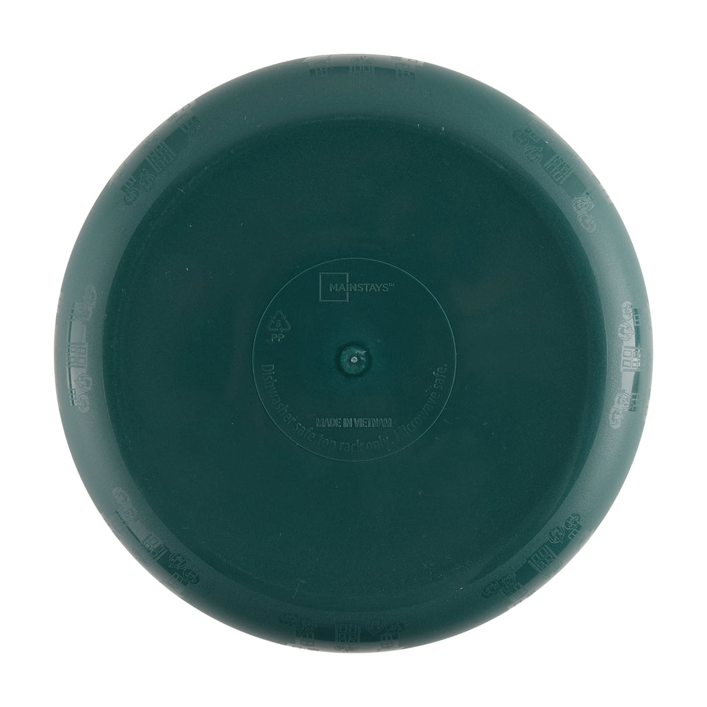 Mainstays 42 oz Round Plastic Dinner Bowl, Etched Bats, Black