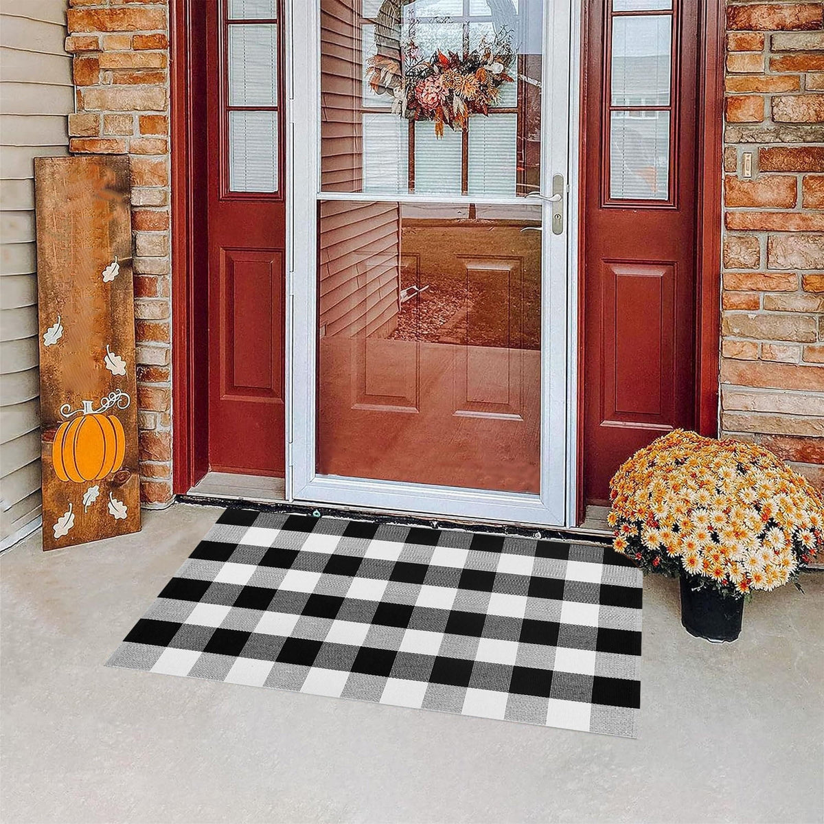 YZEGDCH Bathroom Rugs Yellow Extra Soft Rugs Absorbent Quick Dry Machine Washable