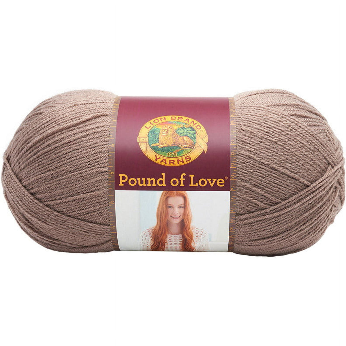 Lion Brand Yarn Pound of Love Pastel Green 4 Medium Worsted Yarn Green 16 oz 1020 yards