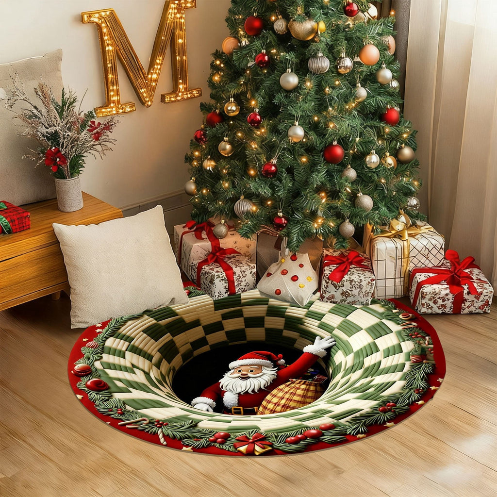 Mats Savings YZEGDCH Christmas Reindeer Rugs- Green Rugs for Living Room Christmas Doormat Indoor Outdoor Entrance Floor Rug Non Slip Winter Christmas Decor Rubber Welcome Mats