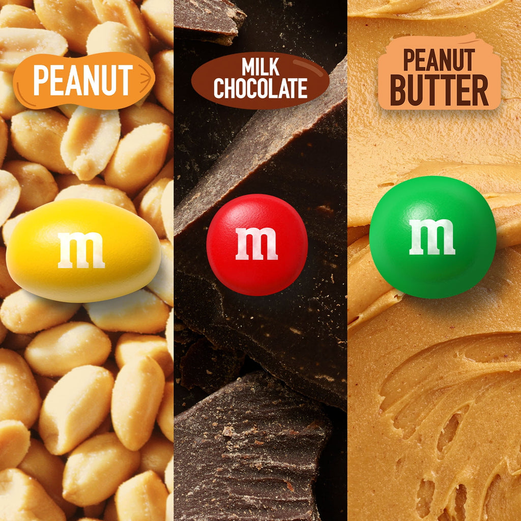 M&M's Full Size Halloween Chocolate Candy Bars, 30.58 oz, 18 Ct Box