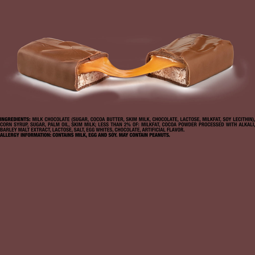 Milky Way Caramel Nougat Fun Size Halloween Chocolate Bars, Treating Bag - 7.69 oz Bag
