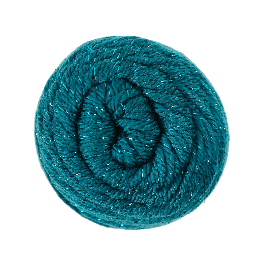 Mainstays Sparkle Acrylic Yarn, 5 oz, Platinum Silver