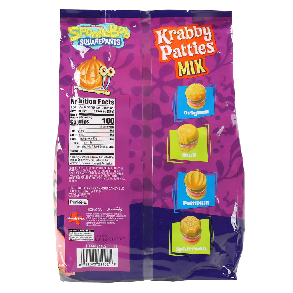 Frankford Krabby Patty Halloween Shapes Mix Bag