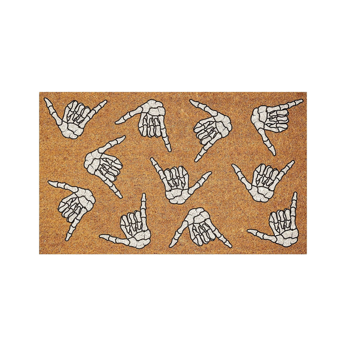 Stijggn Halloween Kitchen Mats for Floor Halloween Rugs Halloween Thanksgiving Decorations Doormat, Welcome Mats for Front Door,Spooky Outdoor Mats for Home Decor Holiday Decorative
