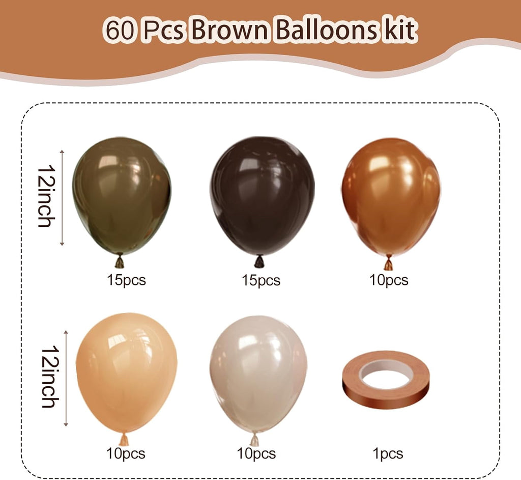 Halloween Balloons Set, 65Pcs 12Inch Black Orange Purple Green Balloons Kit, Black and Orange Latex Balloons for Birthday Wedding Halloween Party Decorations