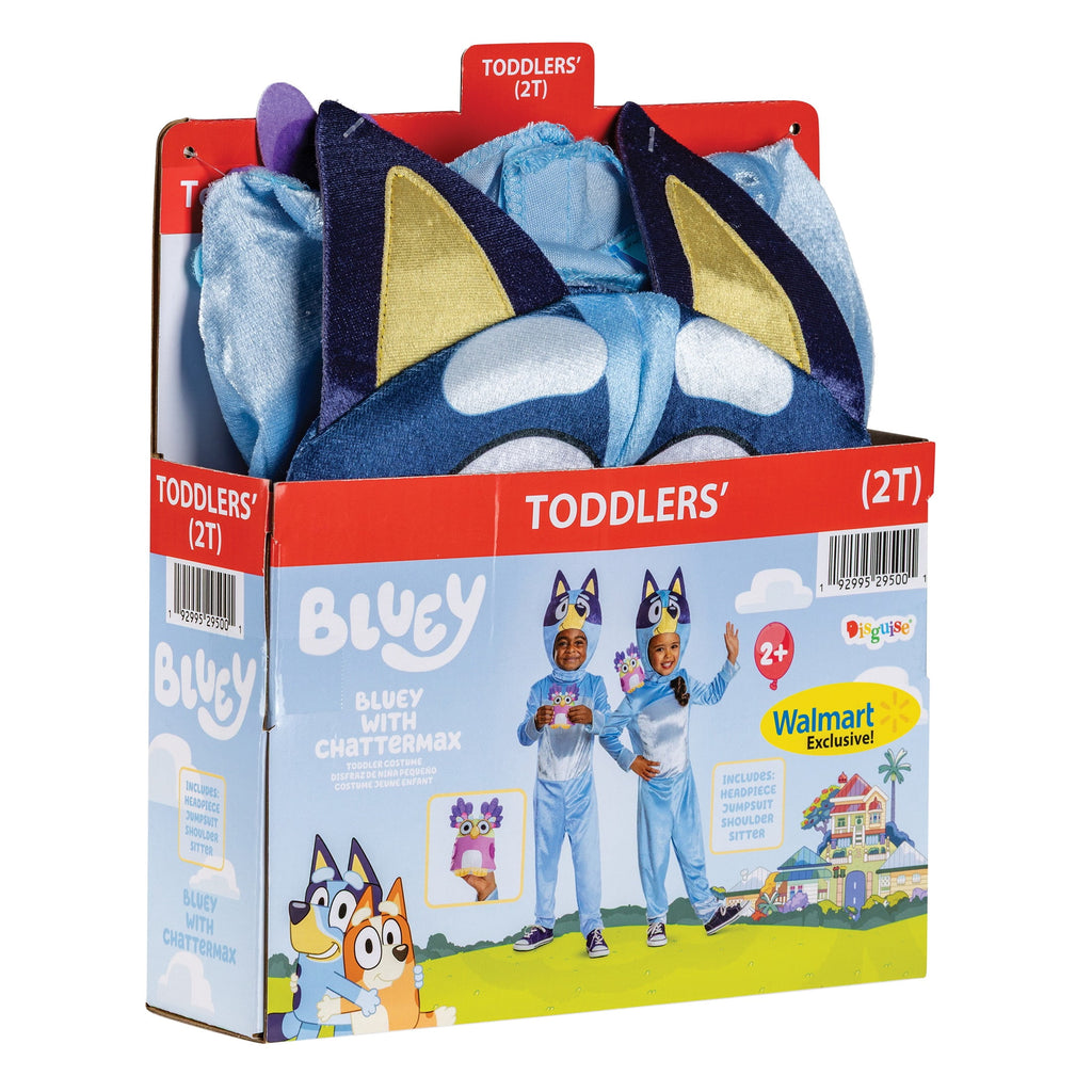 Bluey 'Bluey' Halloween Costume for Children, Girls Size S (6/6X), by Disguise