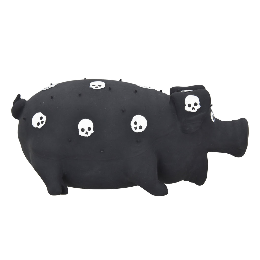 Vibrant Life Halloween Pigglesworth with Skulls Dog Toy