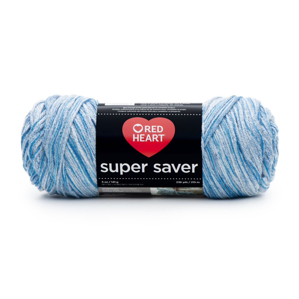 Red Heart® Super Saver® 4 Medium Acrylic Yarn, Bonbon Print 5oz/142g, 236 Yards