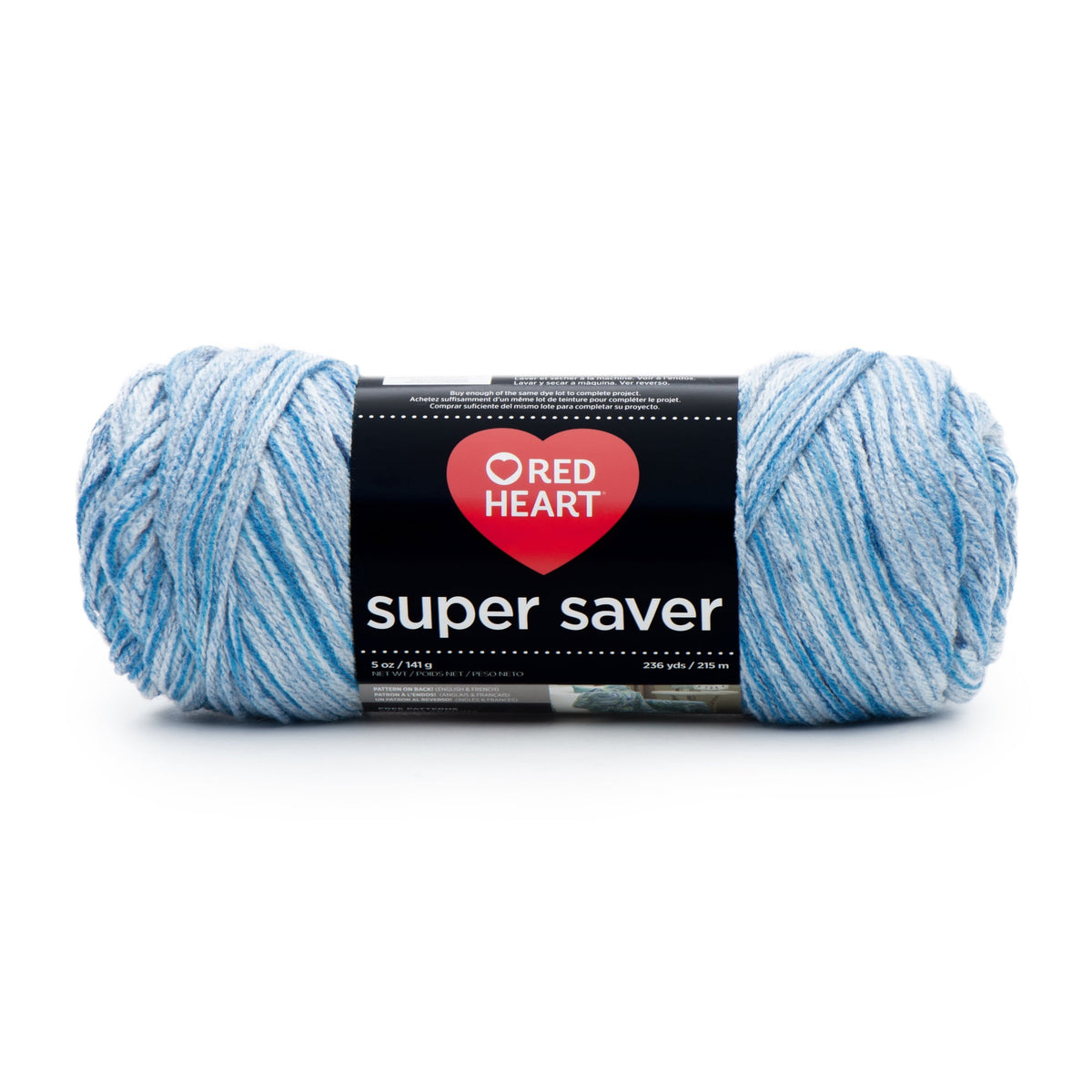 Red Heart® Super Saver® 4 Medium Acrylic Yarn, Bonbon Print 5oz/142g, 236 Yards
