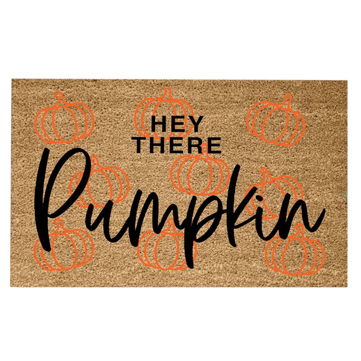 Fall Door Mat, Hey There Pumpkin Doormat, Autumn Decorative Entrance Door Rugs, Thanksgiving & Fall Front Door Mat, Non Slip Halloween Welcome Mat, Farmhouse Floor Mats Fall Outdoor Decor 24*16IN,A
