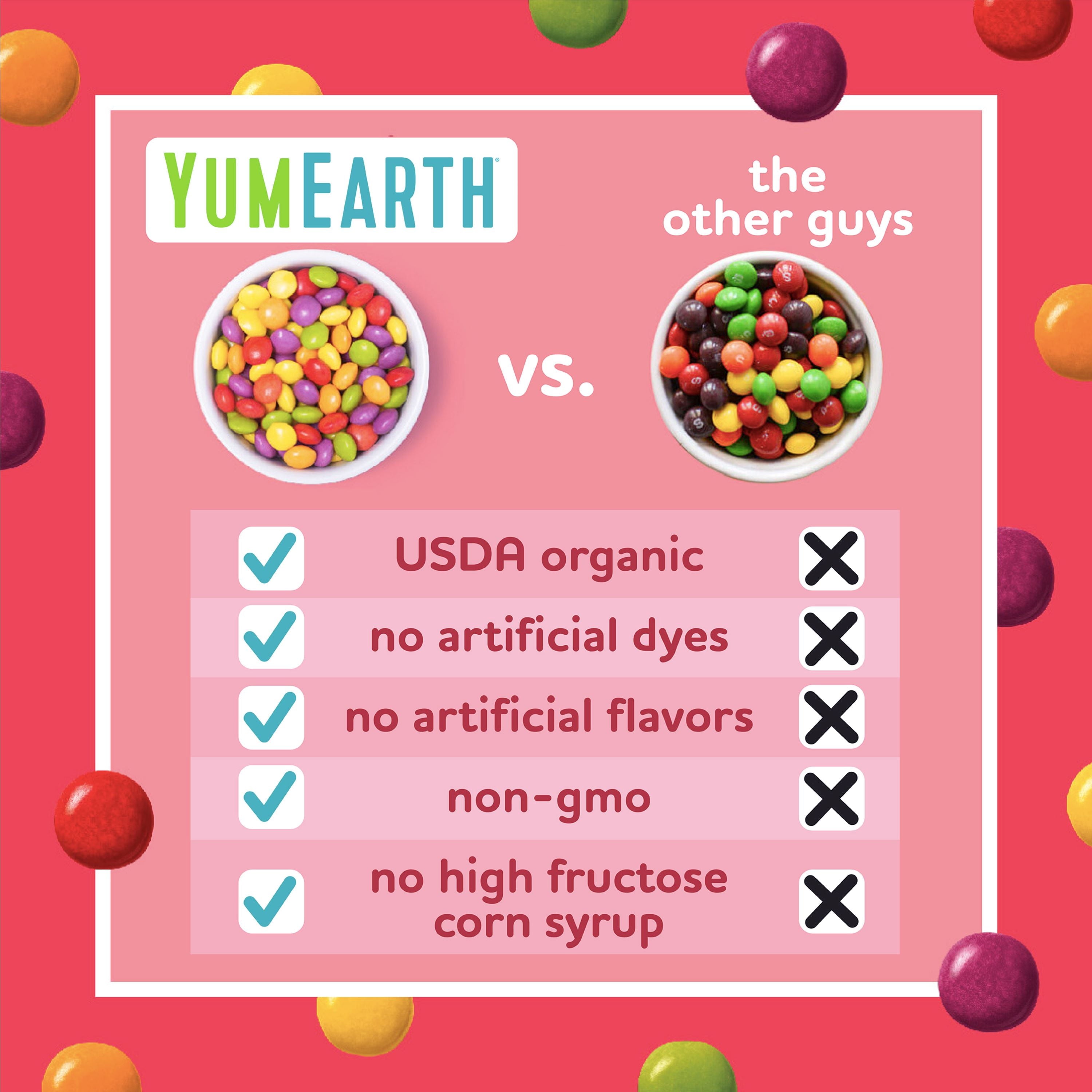 YumEarth Organic, Gluten-Free Fruit Flavor Giggles, 2 oz Bag