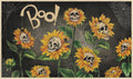 ASKETAM Halloween Doormat Indoor/Outdoor Non-Slip Carpet 19.5" x 31.3" (Sunflower Skull)