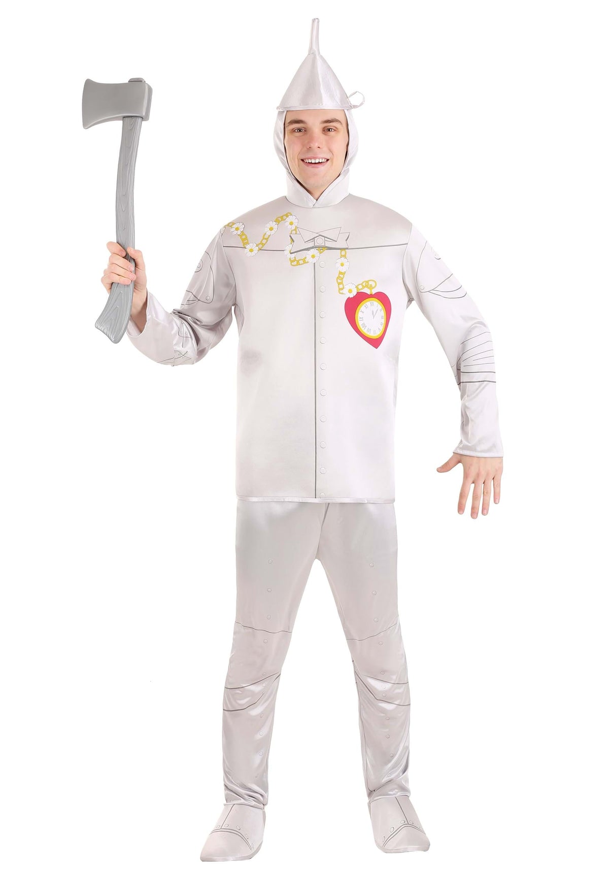 The Wizard of Oz Tinman Men's Halloween Fancy-Dress Costume for Adult, 44