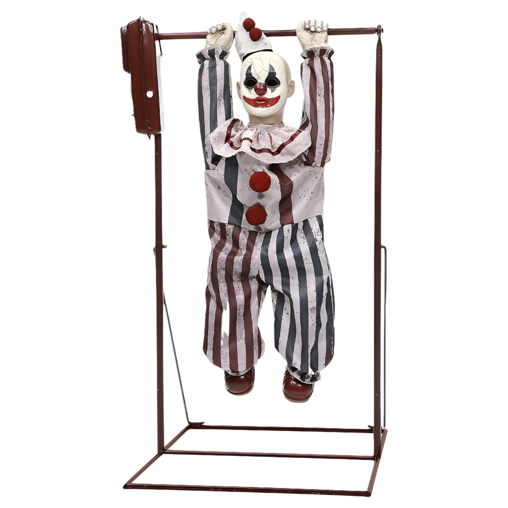Seasonal Visions Animated Tumbling Clown Doll Halloween Decoration - 3 ft