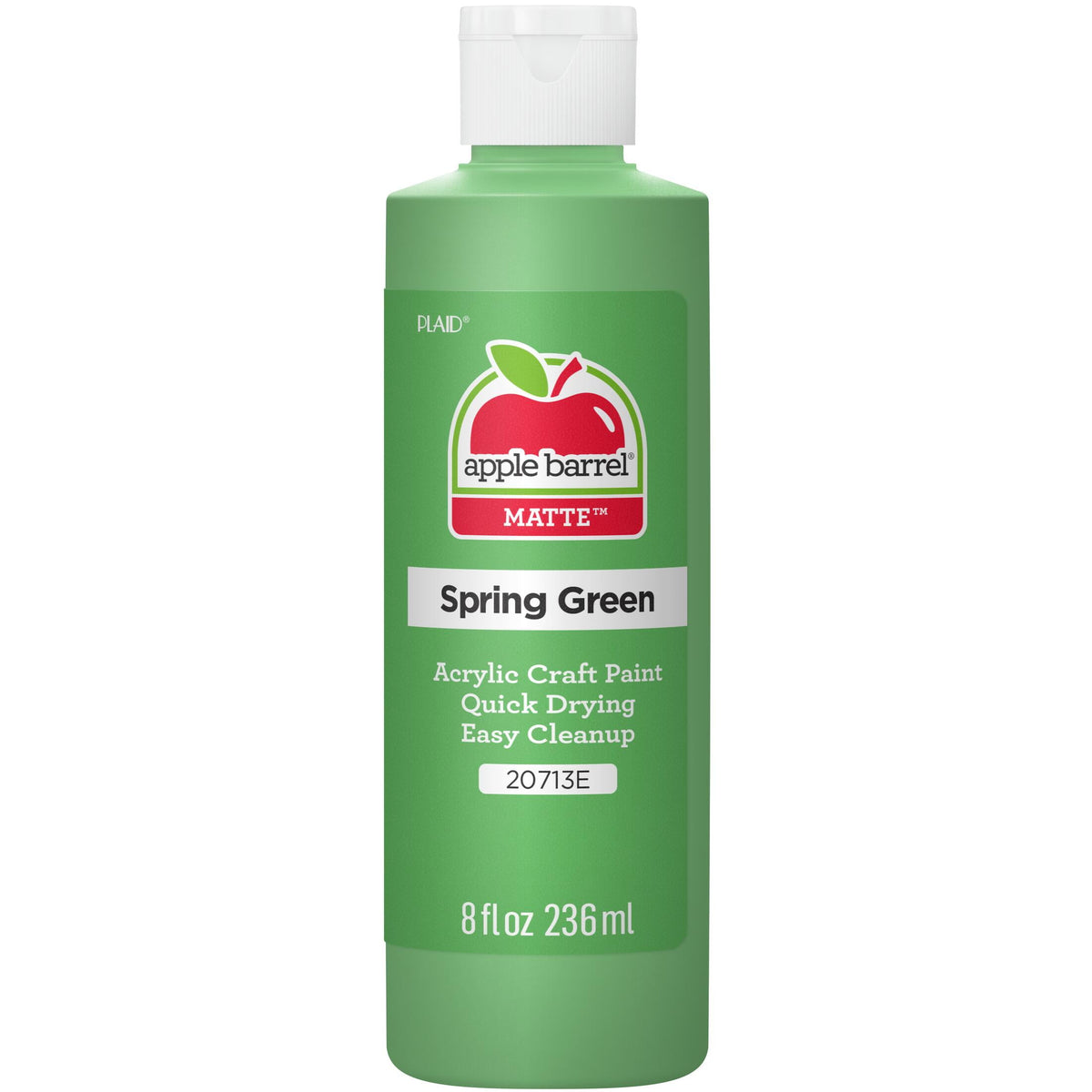 Apple Barrel Acrylic Craft Paint, Matte Finish, White, 8 fl oz