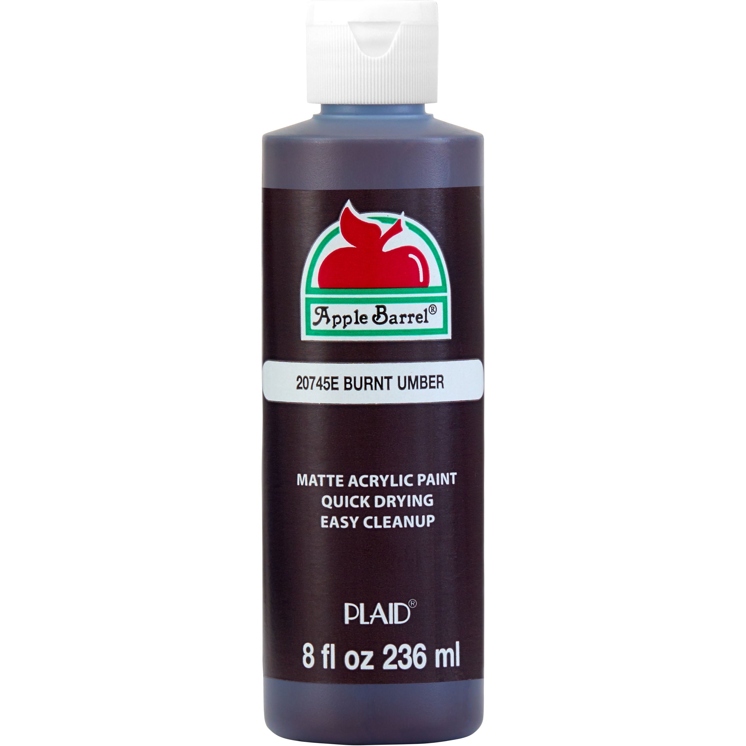 Apple Barrel Acrylic Craft Paint, Matte Finish, White, 8 fl oz