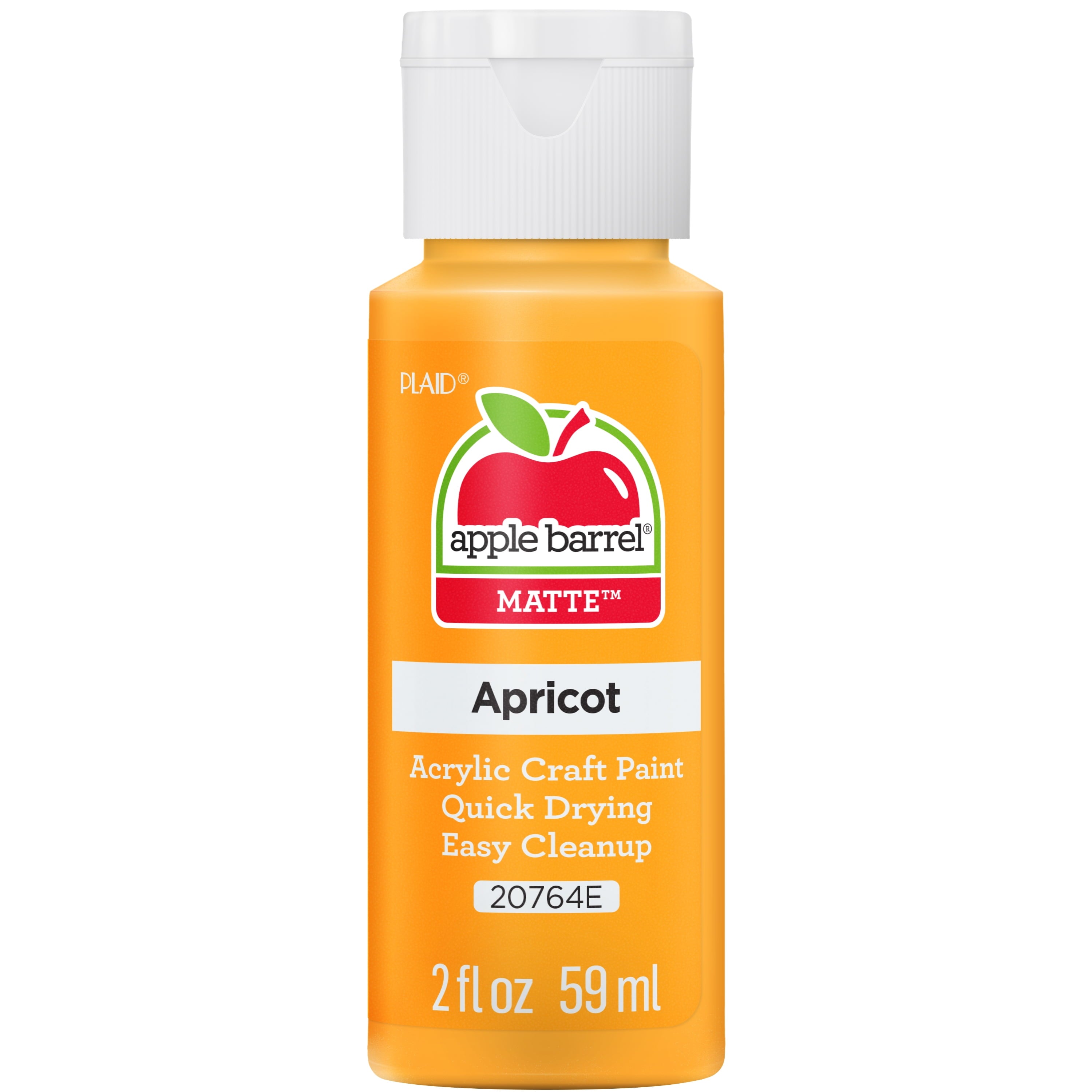 Apple Barrel Acrylic Craft Paint, Matte Finish, Pumpkin Orange, 2 fl oz