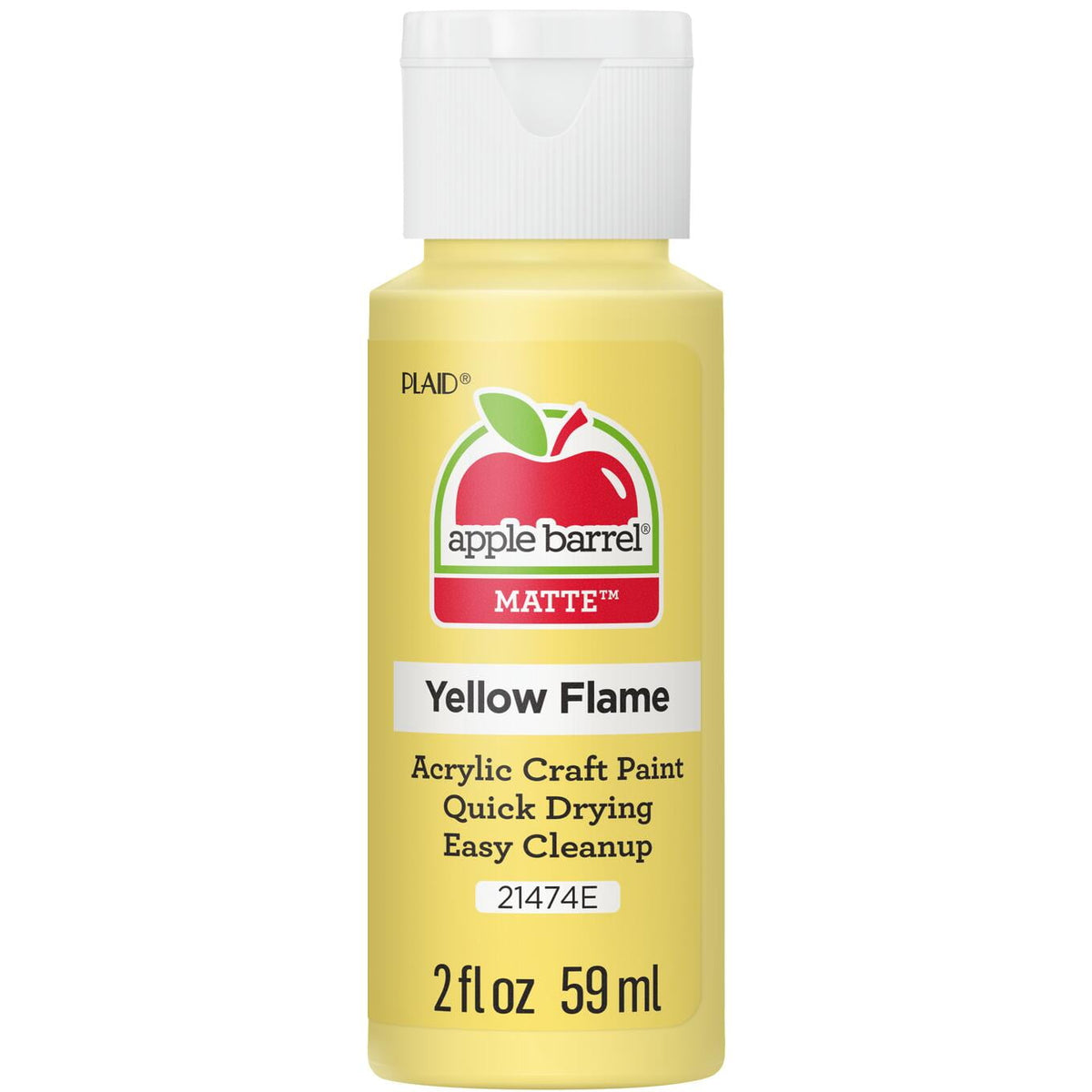 Apple Barrel Acrylic Craft Paint, Matte Finish, Pumpkin Orange, 2 fl oz