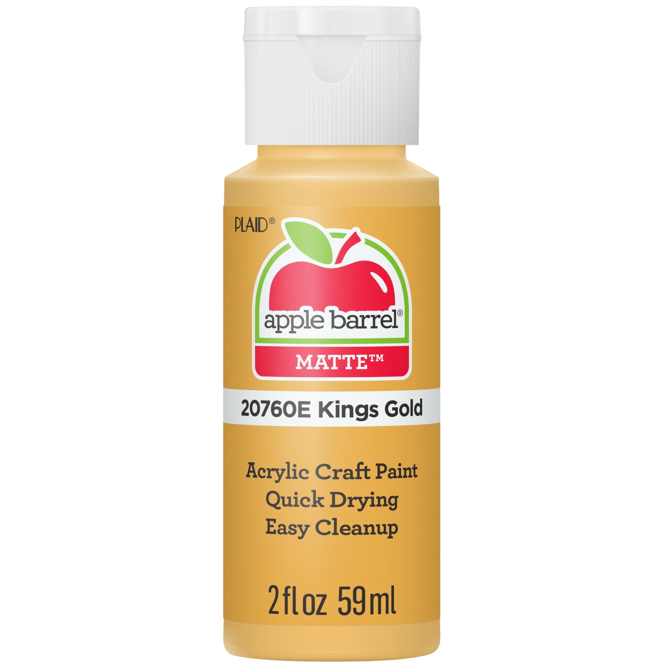 Apple Barrel Acrylic Craft Paint, Matte Finish, Pumpkin Orange, 2 fl oz