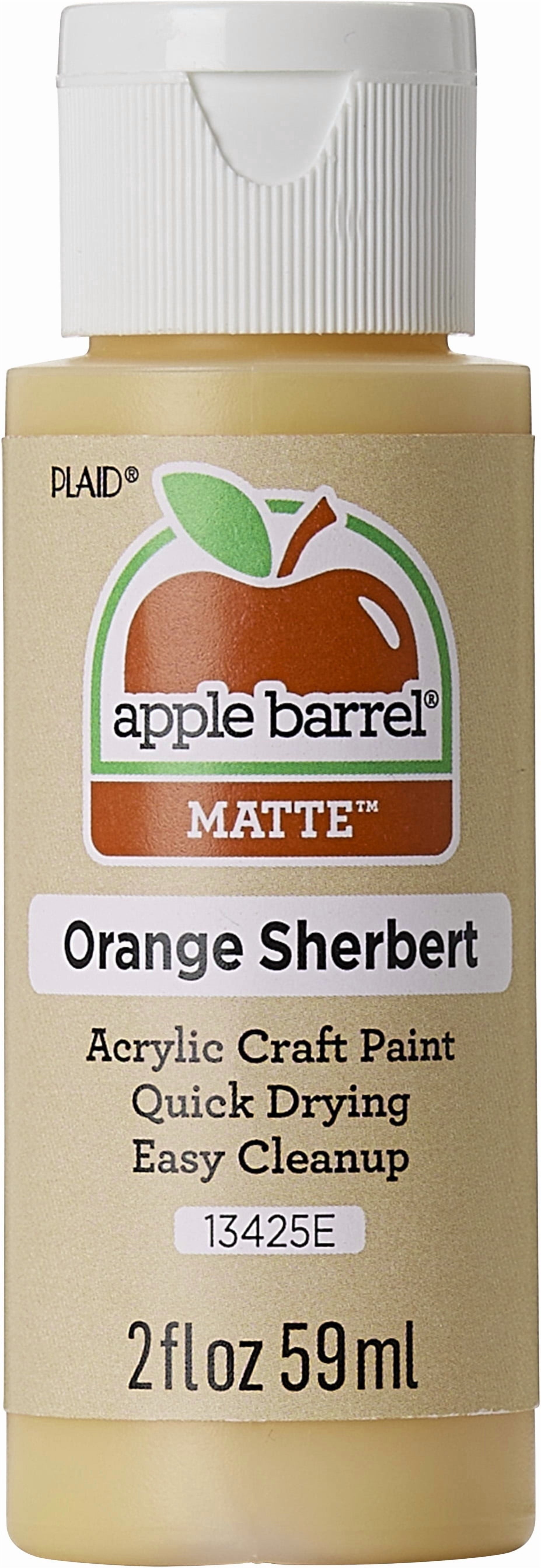 Apple Barrel Acrylic Craft Paint, Matte Finish, Pumpkin Orange, 2 fl oz