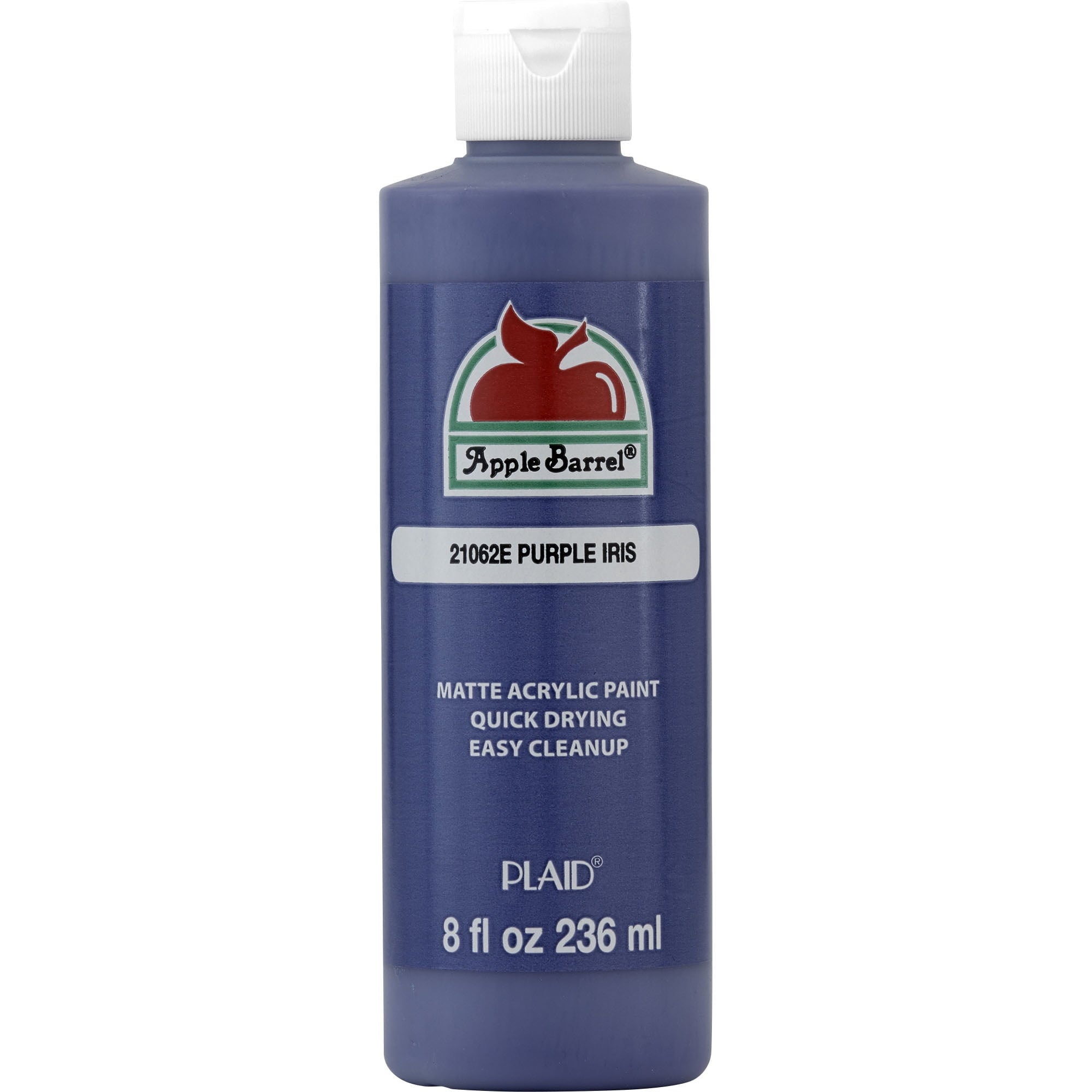 Apple Barrel Acrylic Craft Paint, Matte Finish, White, 8 fl oz