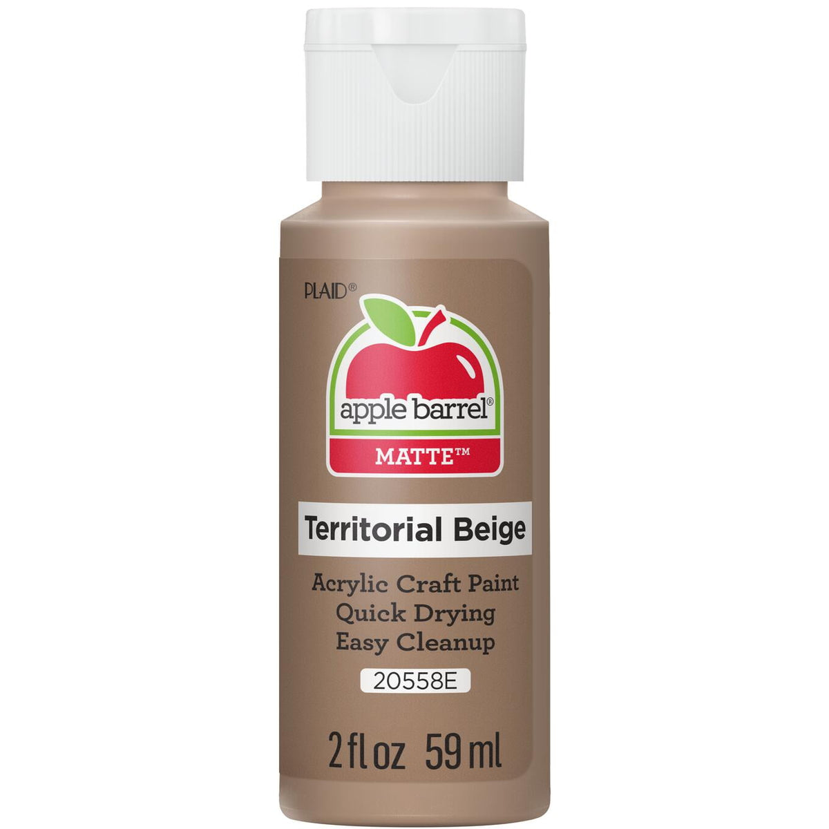 Apple Barrel Acrylic Craft Paint, Matte Finish, Pumpkin Orange, 2 fl oz
