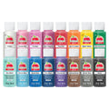 Apple Barrel Acrylic Craft Paint Set, Matte Finish, Assorted Colors, Set of 16, 2 fl oz