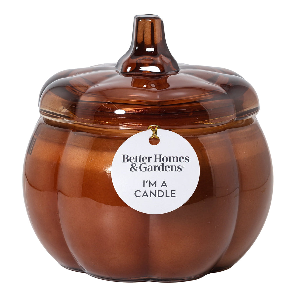 Better Homes & Gardens 3-Wick 30 oz Glass Jar Candle, Farm Apple Pumpkin
