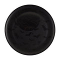 Mainstays 10.5 in Round Plastic Halloween Bats Dinner Plate, Black