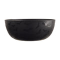Mainstays 38 Ounce Round Plastic Etched Bats Bowl, Black