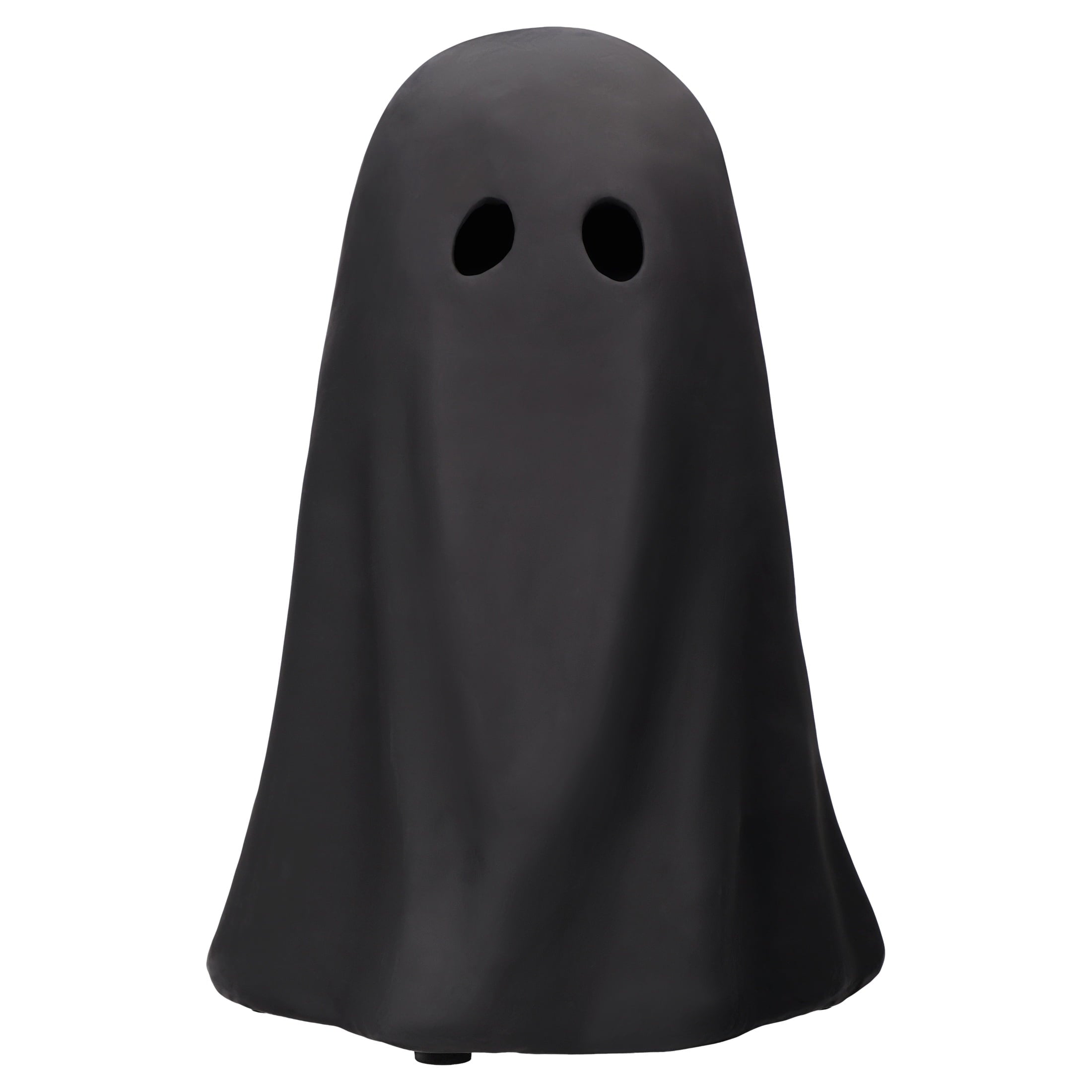 Paper Mache Ghost Decoration, Black, 11", Halloween by Way To Celebrate