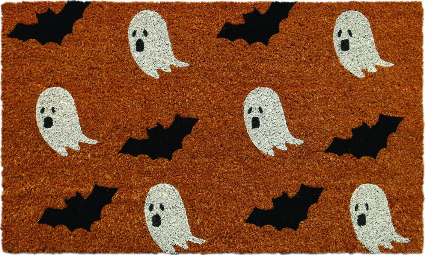 18x30 inch Boo Coir Mat, Halloween Outdoor décor, by Way to Celebrate