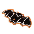 Bat Bath Mat Gothic Bathroom Rug 23.6x15.7 Inch Non- Quick Dry Microfiber Soft Plush Halloween Decor Black Bat Shaped Floor Mat for Bathroom Living Room Bedroom Home Goth Decor