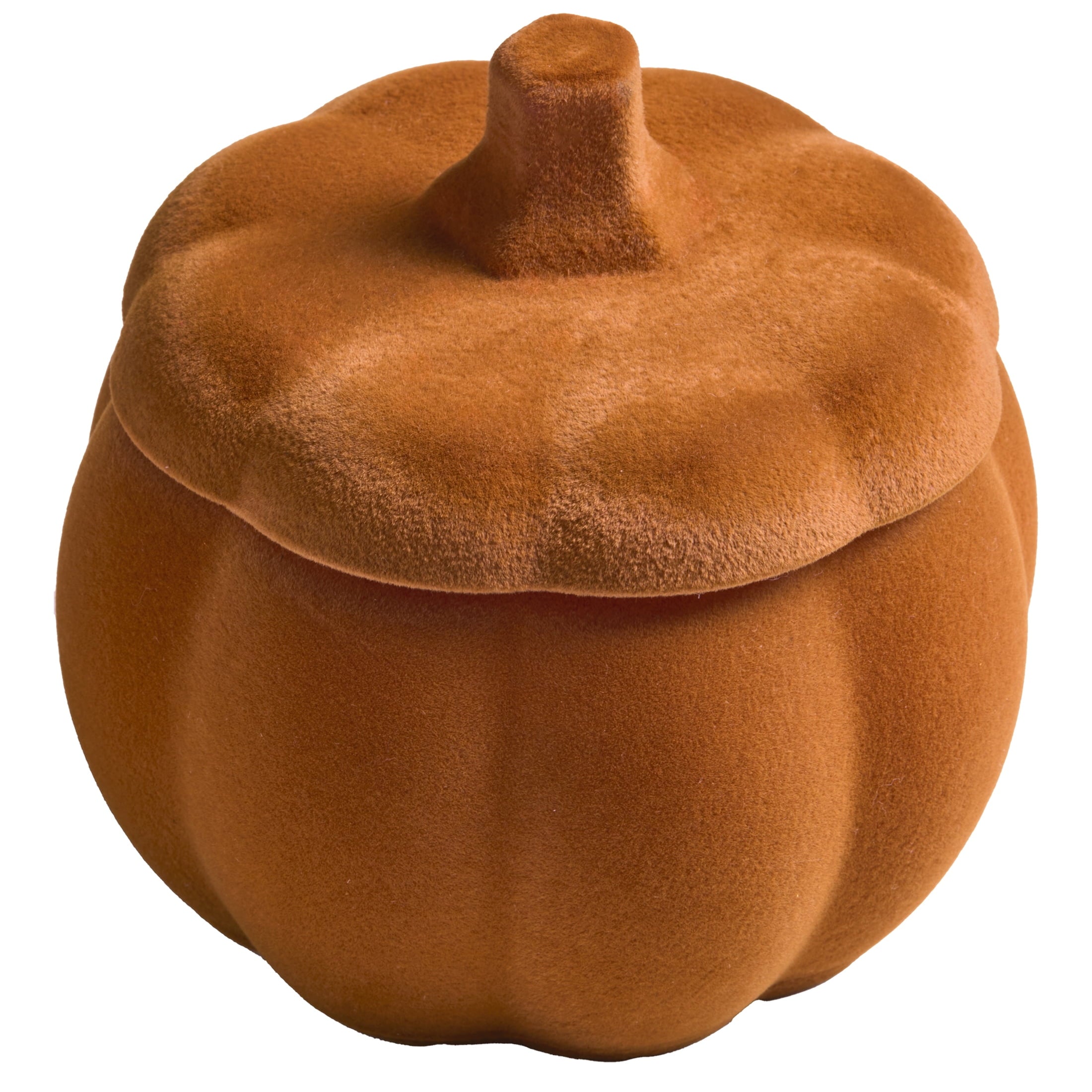 Better Homes & Gardens Flocked Pumpkin Jar Candle, Pumpkin Snickerdoodle Swirl, 2-Wick, 12.7 oz