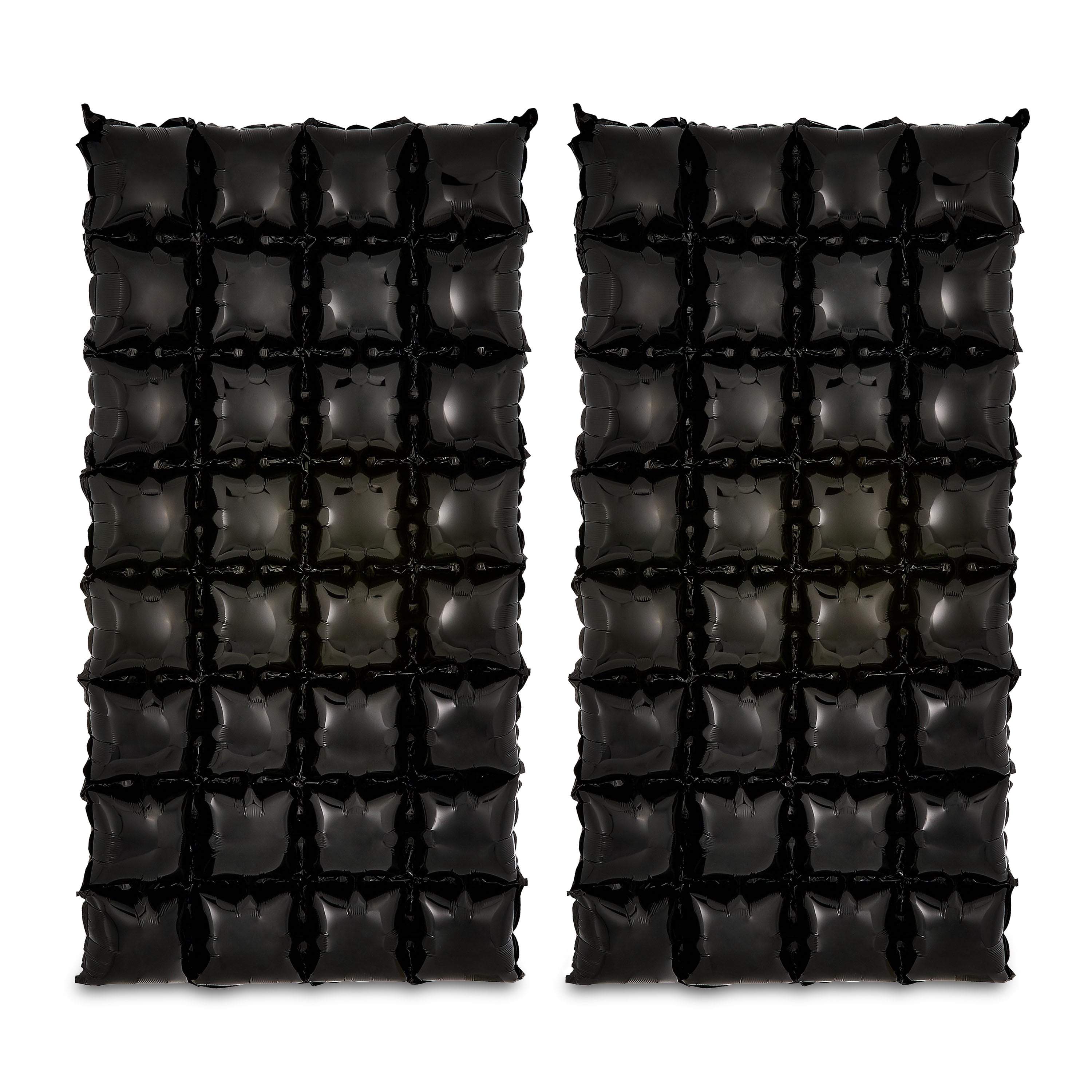 2 Count Foil Balloon Backdrops, Black, by Way To Celebrate