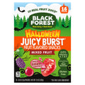 Black Forest Halloween Juicy Burst Fruit Flavored Snacks, Mixed Fruit Flavors, A Juicy Burst of Natural Flavors, Made with Real Fruit Juice, 12.8 oz 16 Count