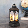 Black Halloween Mini LED Lantern Table Centerpiece 5.1 Inch for Indoor Decor, 2 Inch, 5 cm