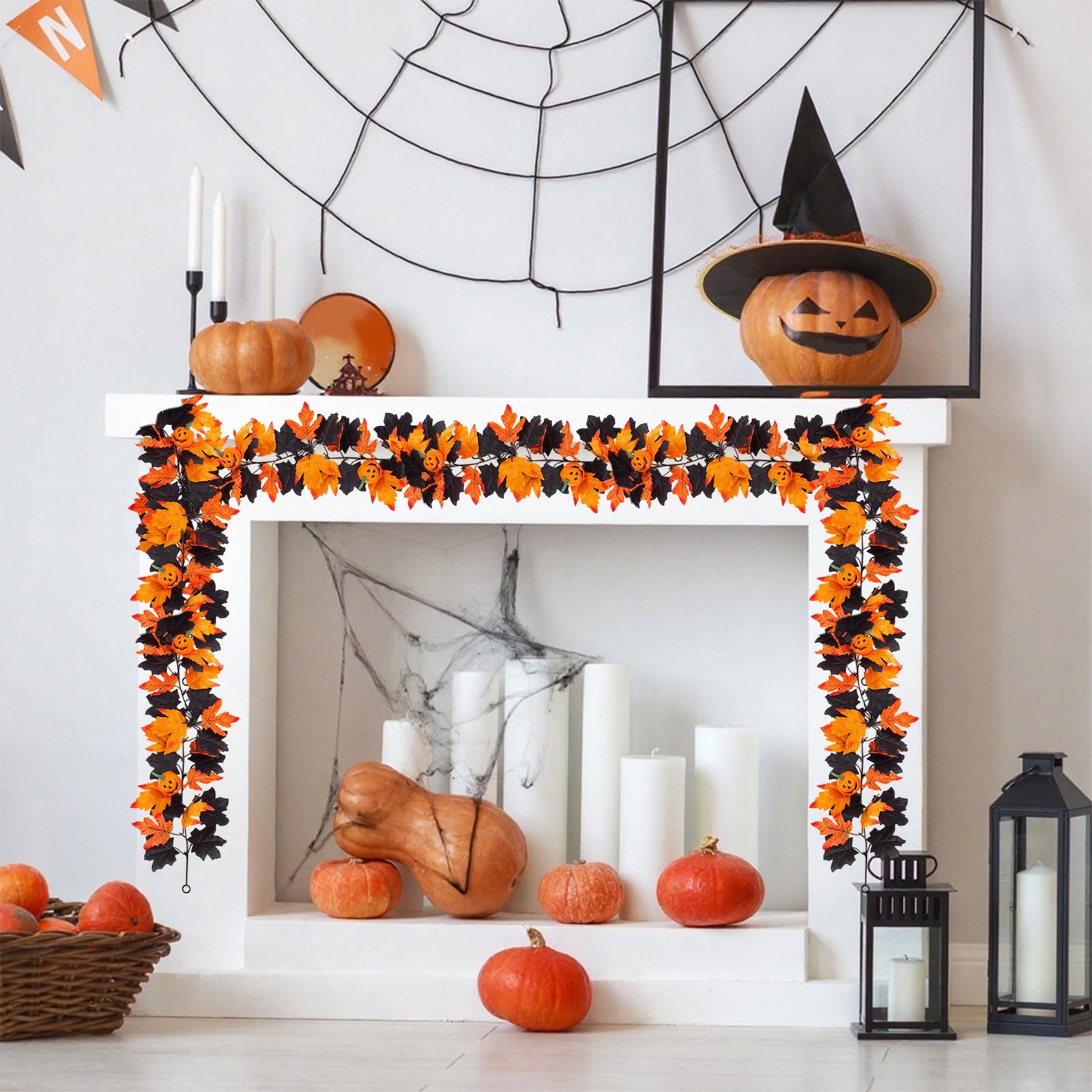 Gold Halloween Mini Cauldron Candy Holder Set, Witch Decor Tiered Tray Tabletop Decoration 8pcs