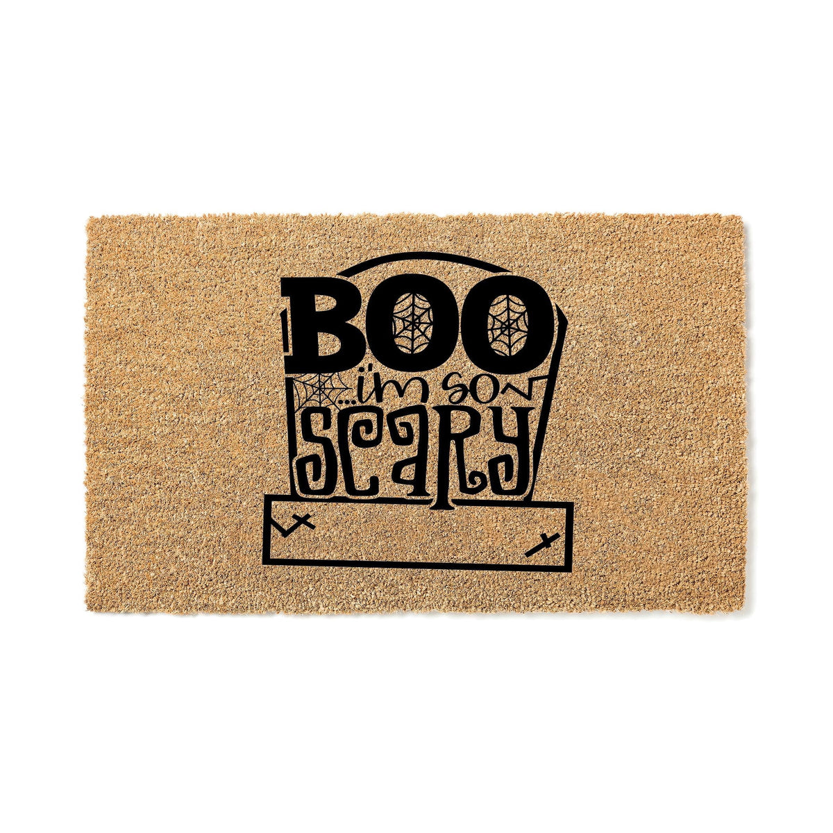 Boo I'm So Scary Halloween Door Mat | Funny Doormat | Welcome Mat | Funny Door Mat | Funny Gift | Home Doormat | Custom Doormat