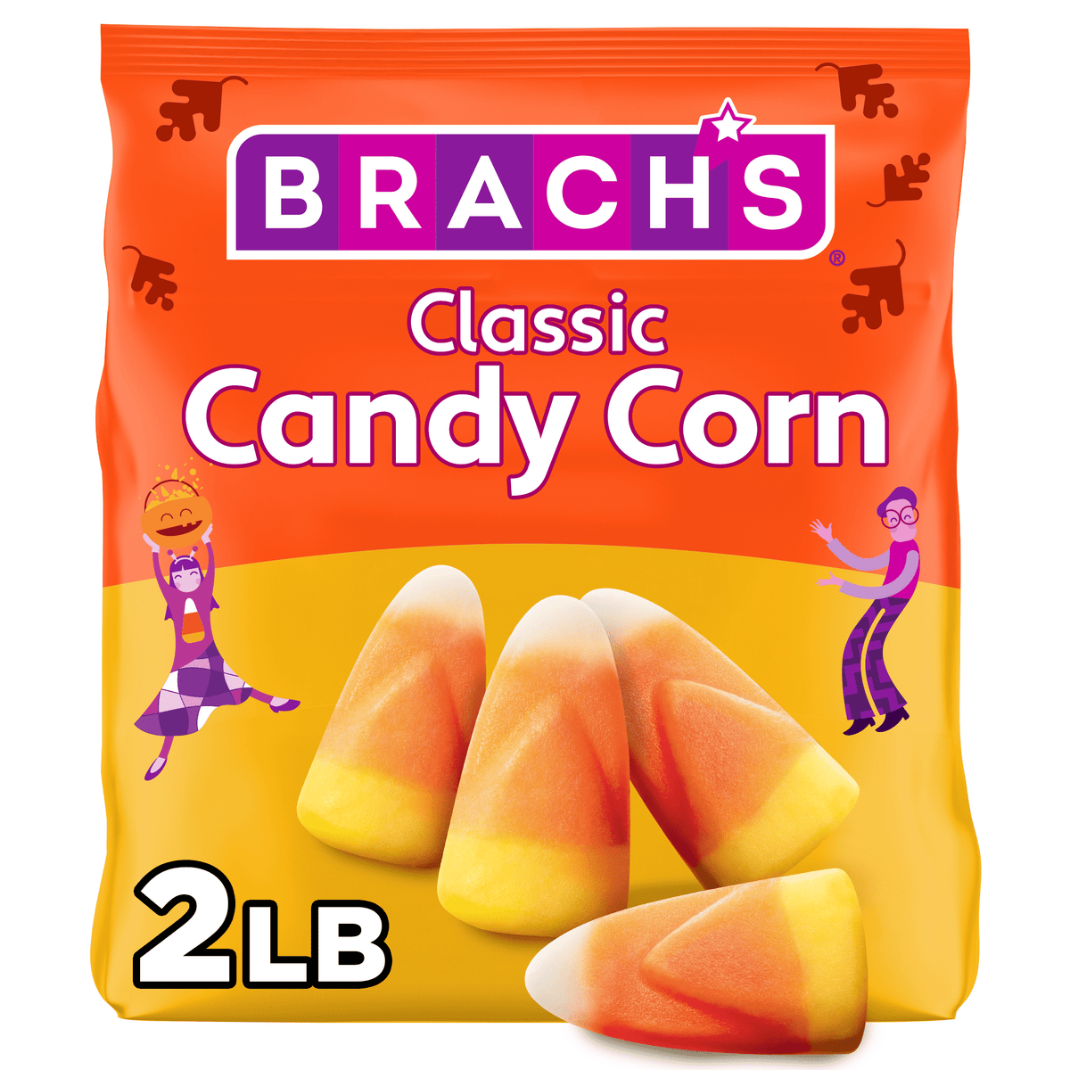 Brach's Classic Candy Corn, Halloween Candy, Classic Fall Treats, 34 Ounce Bag